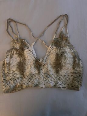 Lace Bralette  -adjustable straps size L